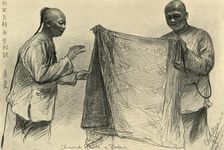 Chinese merchants in Batavia, Dutch East Indies, 1898. Creator: Christian Wilhelm Allers