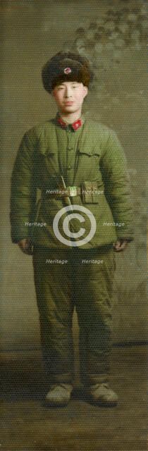 Chinese military uniform, 1966. Artist: Unknown