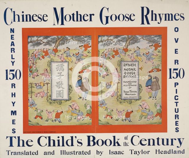 Chinese mother goose rhymes, c1900. Creator: Isaac Taylor Headland.