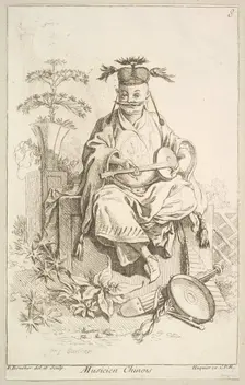 Chinese Musician, 1738-45. Creator: Francois Boucher