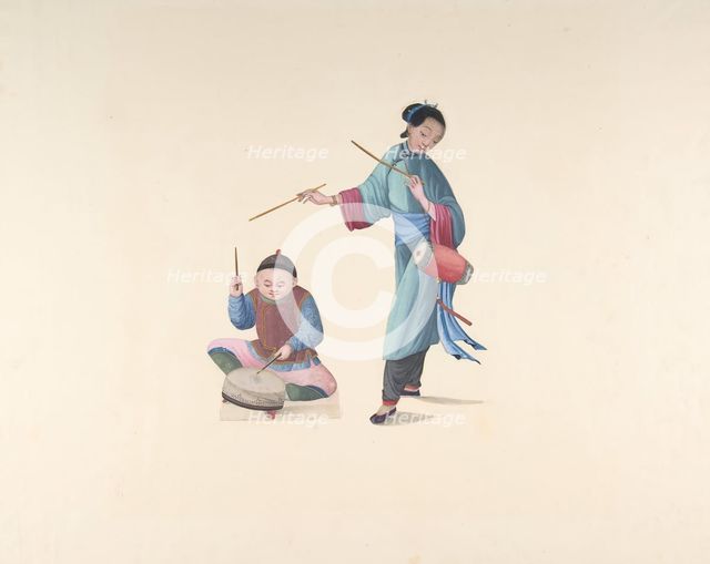 Chinese Musicians, 19th century. Creator: Anon.