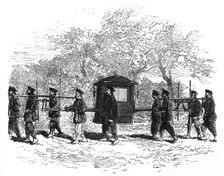 Chinese Palanquin-Bearers c1891. Creator: James Grant
