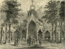 Chinese Pavilion in Vauxhall Gardens (c1878). Creator: Unknown