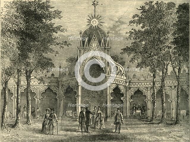 'Chinese Pavilion in Vauxhall Gardens', (c1878). Creator: Unknown.