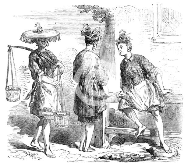 Chinese Peasant Women, 1857. Creator: Unknown.