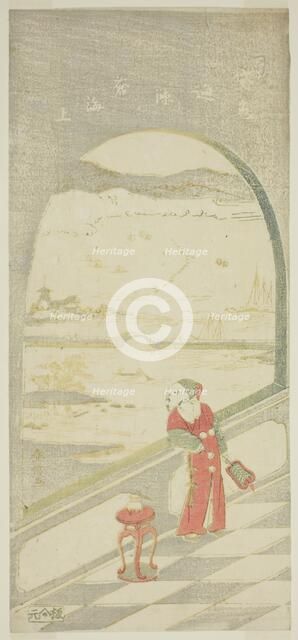 Chinese Poet, c. 1761/65. Creator: Suzuki Harunobu.