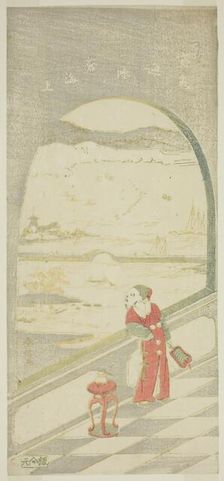 Chinese Poet, c. 1761/65. Creator: Suzuki Harunobu