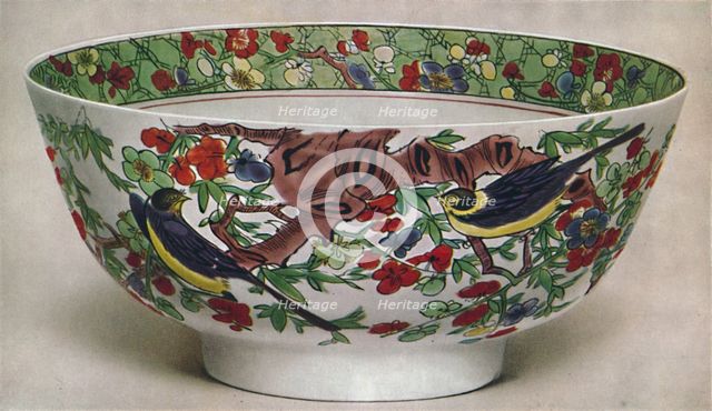 'Chinese Porcelain Bowl. Famille Verte. Period of K'Ang Hsi, 1662-1722', (1928).  Artist: Unknown.