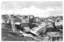 Chinese quarter of the Chincha Islands, 1864. Creator: Unknown
