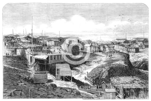 Chinese quarter of the Chincha Islands, 1864. Creator: Unknown.