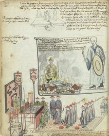 Chinese sacrificial ceremony in Batavia, 1779-1785. Creator: Jan Brandes