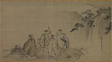 Chinese Sages, 17th century. Creator: Kano Tan?y? (Japanese, 1602-1674), attributed to