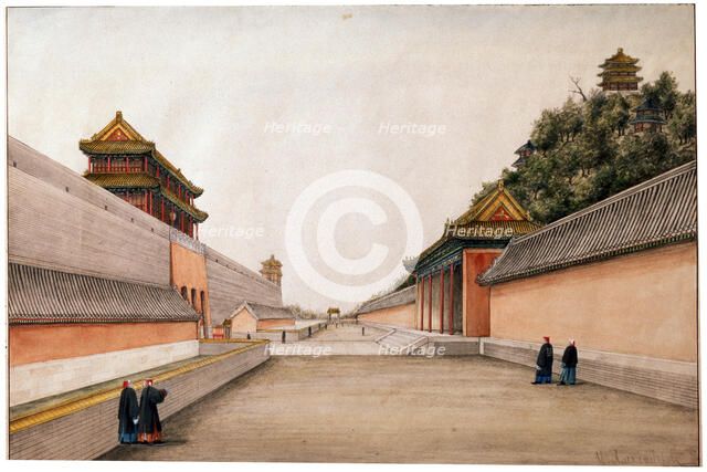 'Chinese Sketches, the Winter Palace in Beijing', c1804-c1806. Artist: Ivan Petrovich Alexandrov