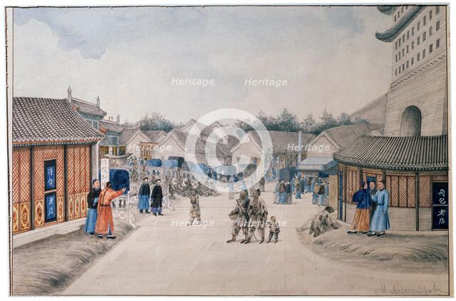 'Chinese Sketches, Tsyan Minh Bridge', c1804-c1806. Artist: Ivan Petrovich Alexandrov
