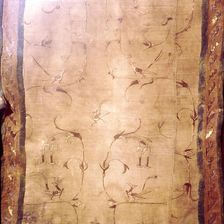 Chinese Silk Saddle-Cloth of Phoenixes and Flowers, Pazyryk, Altai, c5th century BC