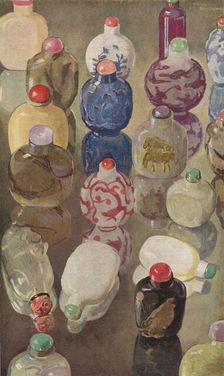 Chinese Snuff Bottles c1923. Artist: George Sheringham