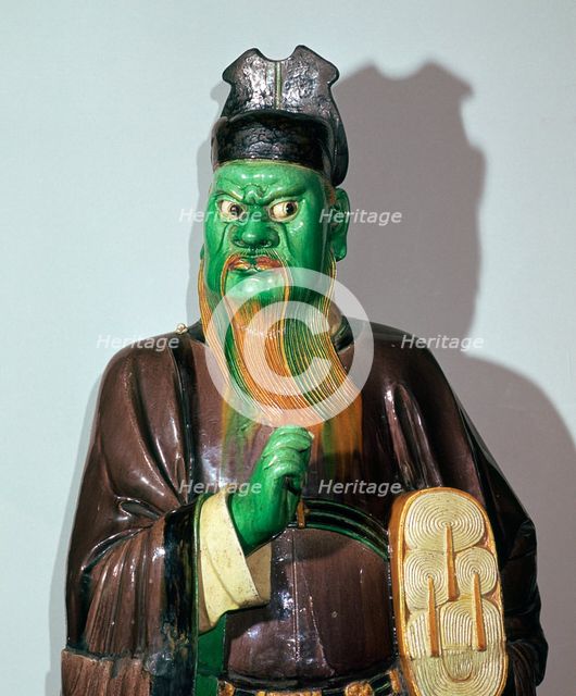 Chinese statuette of a judge of Hell. Artist: Unknown