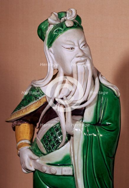 Chinese statuette of the god Kuan-ti, 17th century. Artist: Unknown