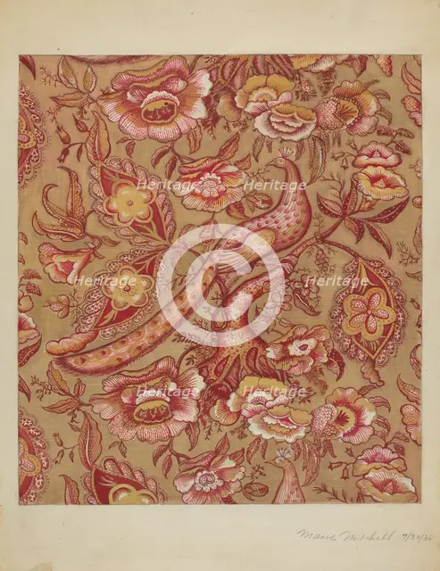 Chintz, 1936. Creator: Marie Mitchell.