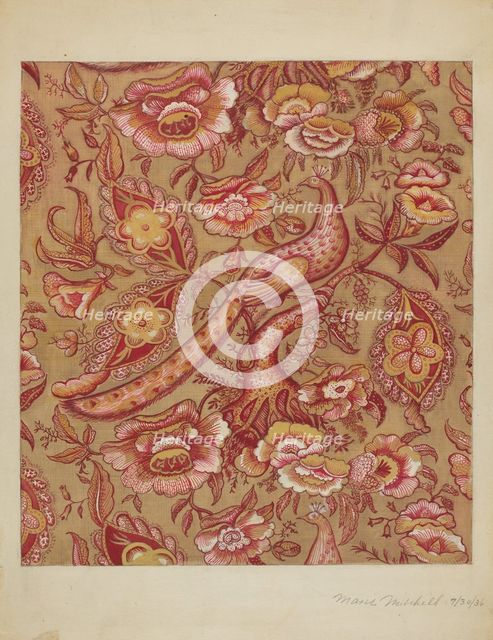 Chintz, 1936. Creator: Marie Mitchell.