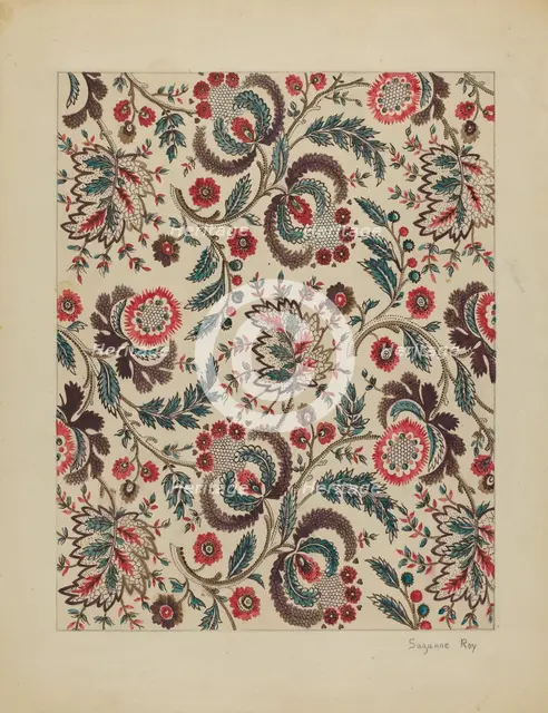 Chintz, c. 1936. Creator: Suzanne Roy.