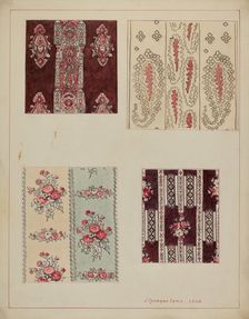 Chintz (From Quilt), 1938. Creator: J. Howard Iams
