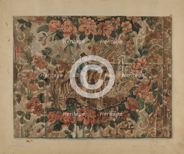 Chintz Square, c. 1938. Creator: Howard Lumbard.