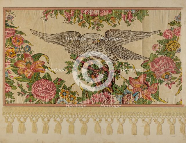 Chintz Valance for Poster Bed, c. 1935. Creator: Raymond Manupelli.