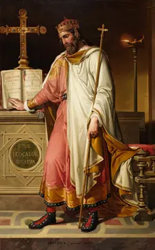 Chintila, Visigothic King, 1855. Creator: Bernardino Montañés y Pérez