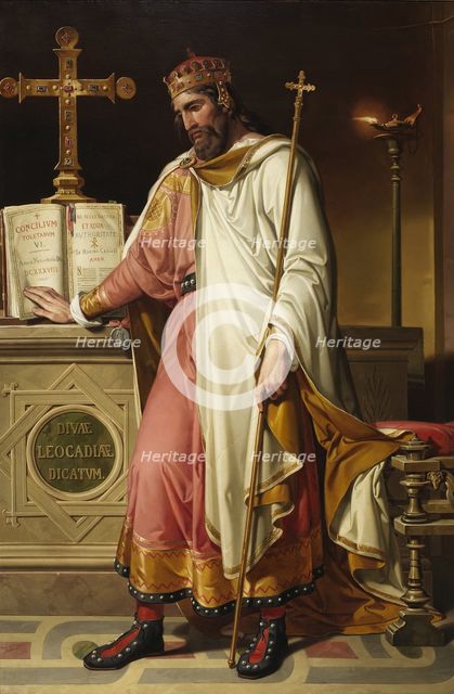 Chintila, Visigothic King, 1855. Artist: Montañés Pérez, Bernardino (1825-1893)