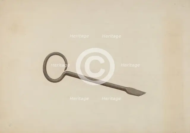 Chisel, c. 1938. Creator: George C. Brown.