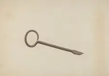 Chisel, c. 1938. Creator: George C. Brown