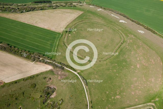 Chisenbury Camp univallate Iron Age hillfort, Wiltshire, 2015. Creator: Historic England Staff Photographer.