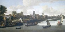 Chiswick from the River c1675. Artist: Jacob Knyff