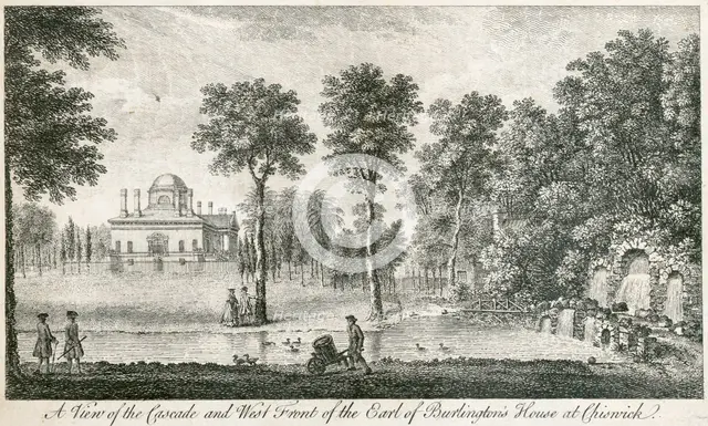 Chiswick House, Hounslow, London, 1750. Artist: Unknown.
