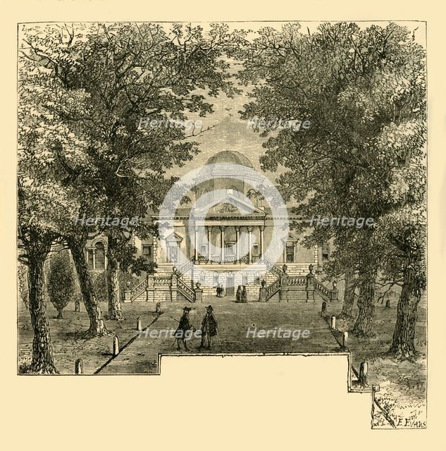 'Chiswick House, in 1763', (c1878). Creator: Unknown.