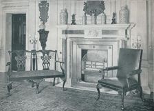 Chippendale Settee and Chair 1910. Artists: Thomas Chippendale, Unknown