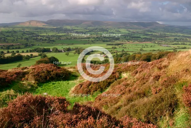 Chipping Vale from Longridge Fell, Lancashire. Creator: Peter Thompson.