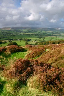 Chipping Vale from Longridge Fell, Lancashire. Creator: Peter Thompson