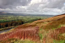 Chipping Vale from Longridge Fell, Lancashire. Creator: Peter Thompson