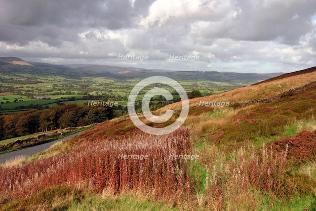 Chipping Vale from Longridge Fell, Lancashire. Creator: Peter Thompson.