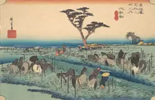 Chiriu, Station No. 40, ca. 1834., ca. 1834. Creator: Ando Hiroshige