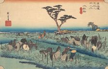 Chiriu, Station No. 40, ca. 1834., ca. 1834. Creator: Ando Hiroshige