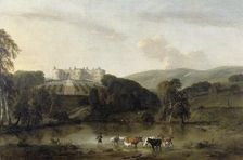 Chirk Castle from the North 1704-1734. Artist: Pieter Tillemans