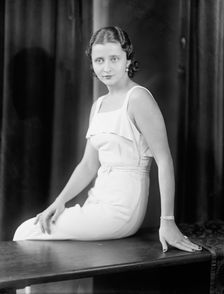 Chita Arguello, Portrait, 1933. Creator: Harris & Ewing