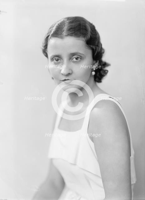 Chita Arguello, Portrait, 1933. Creator: Harris & Ewing.