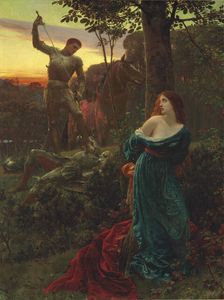 Chivalry, 1885. Creator: Dicksee, Sir Frank (1853-1928)