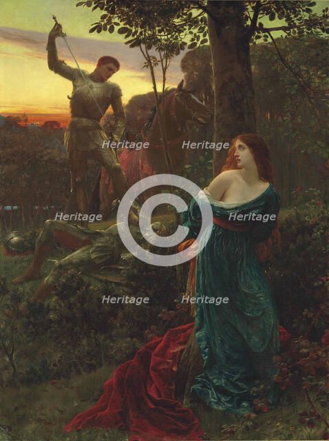 Chivalry, 1885. Creator: Dicksee, Sir Frank (1853-1928).
