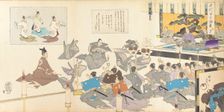 Chiyoda Castle (Album of Men), 1897., 1897. Creator: Chikanobu Yoshu