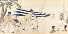 Chiyoda Castle (Album of Men), 1897., 1897. Creator: Chikanobu Yoshu